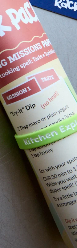 Cooking scroll + wristband